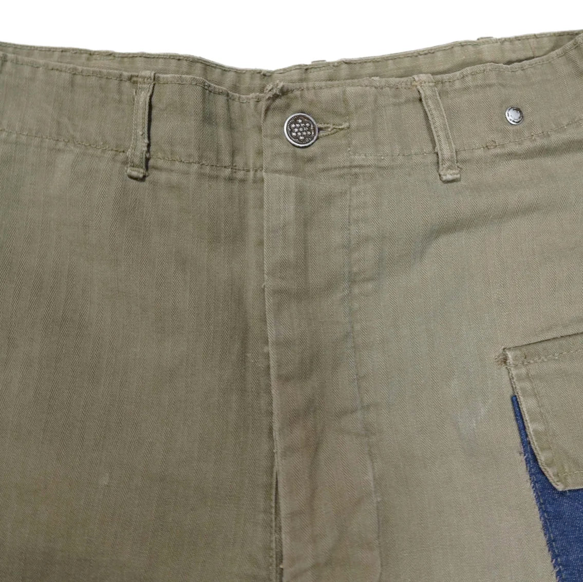 40s 「US Army」M-43 HBT remake pants|1940年代「アメリカ軍」M-43リメイクヘリンボーンパンツ
