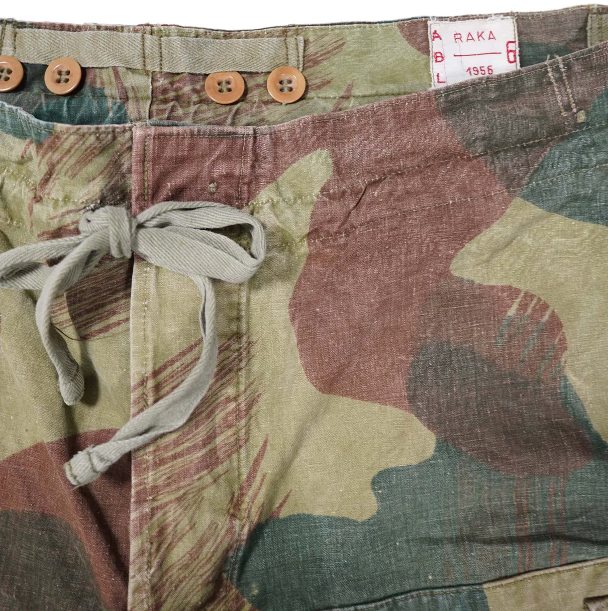 50s 「Belgium Army」Brush kamo pants|1950年代「ベルギー軍」ブラッシュカモパンツ