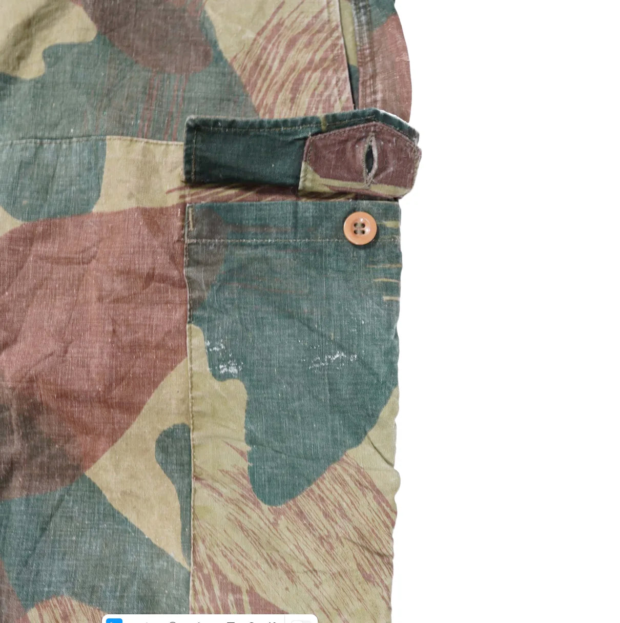 50s 「Belgium Army」Brush kamo pants|1950年代「ベルギー軍」ブラッシュカモパンツ