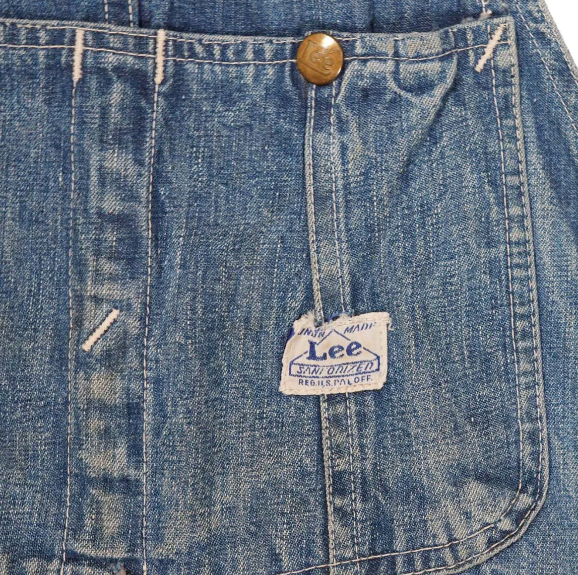 30s~「Lee」house tag overalls|1930年代~「リー」ハウスタグ オーバーオール