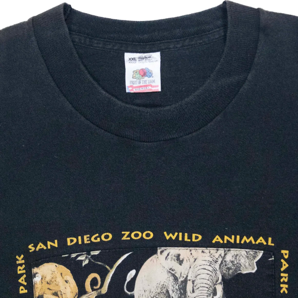 90s「Fruit of the loom」Animal T-shirt」|1990年代「フルーツオブザルーム」アニマルTシャツ