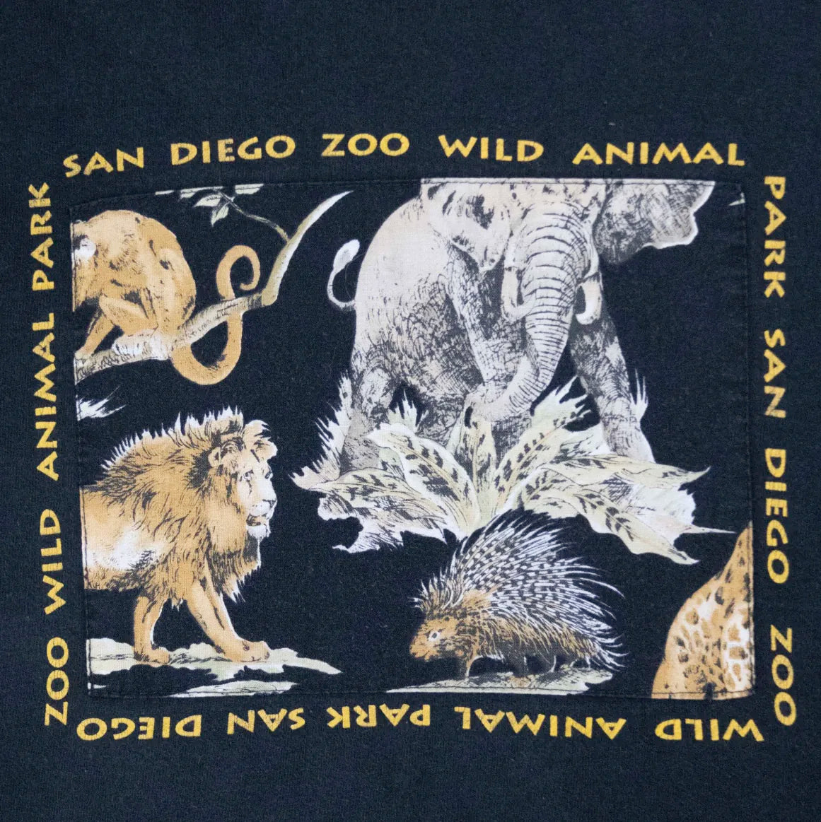 90s「Fruit of the loom」Animal T-shirt」|1990年代「フルーツオブザルーム」アニマルTシャツ
