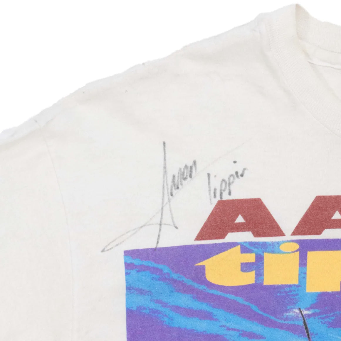 90s 「Hanes」AARON TIPPIN T-shirt|1990年代「ヘインズ」アーロン・ティッピンTシャツ