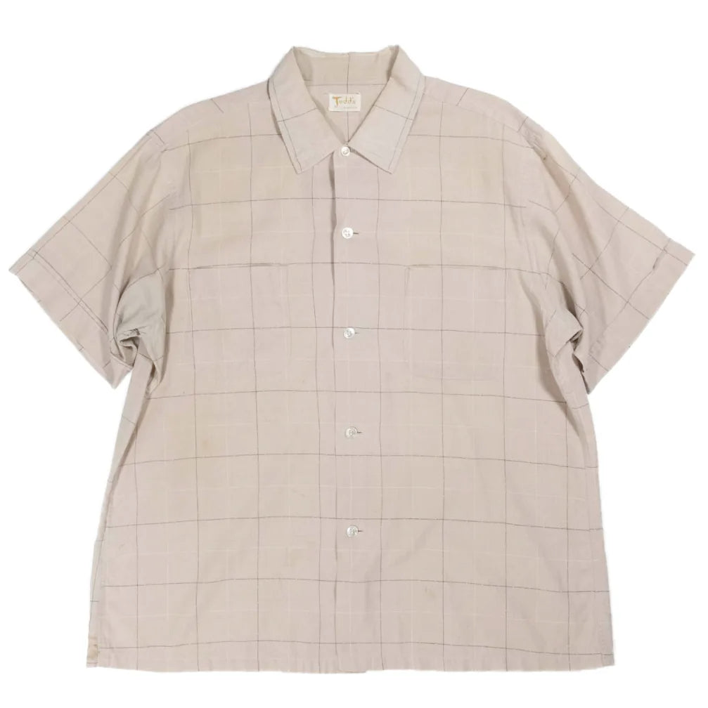 60s「Judd‘s」Box check shirt|1960年代「ジャッズ」ボックスチェックシャツ