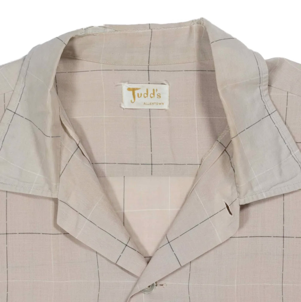60s「Judd‘s」Box check shirt|1960年代「ジャッズ」ボックスチェックシャツ