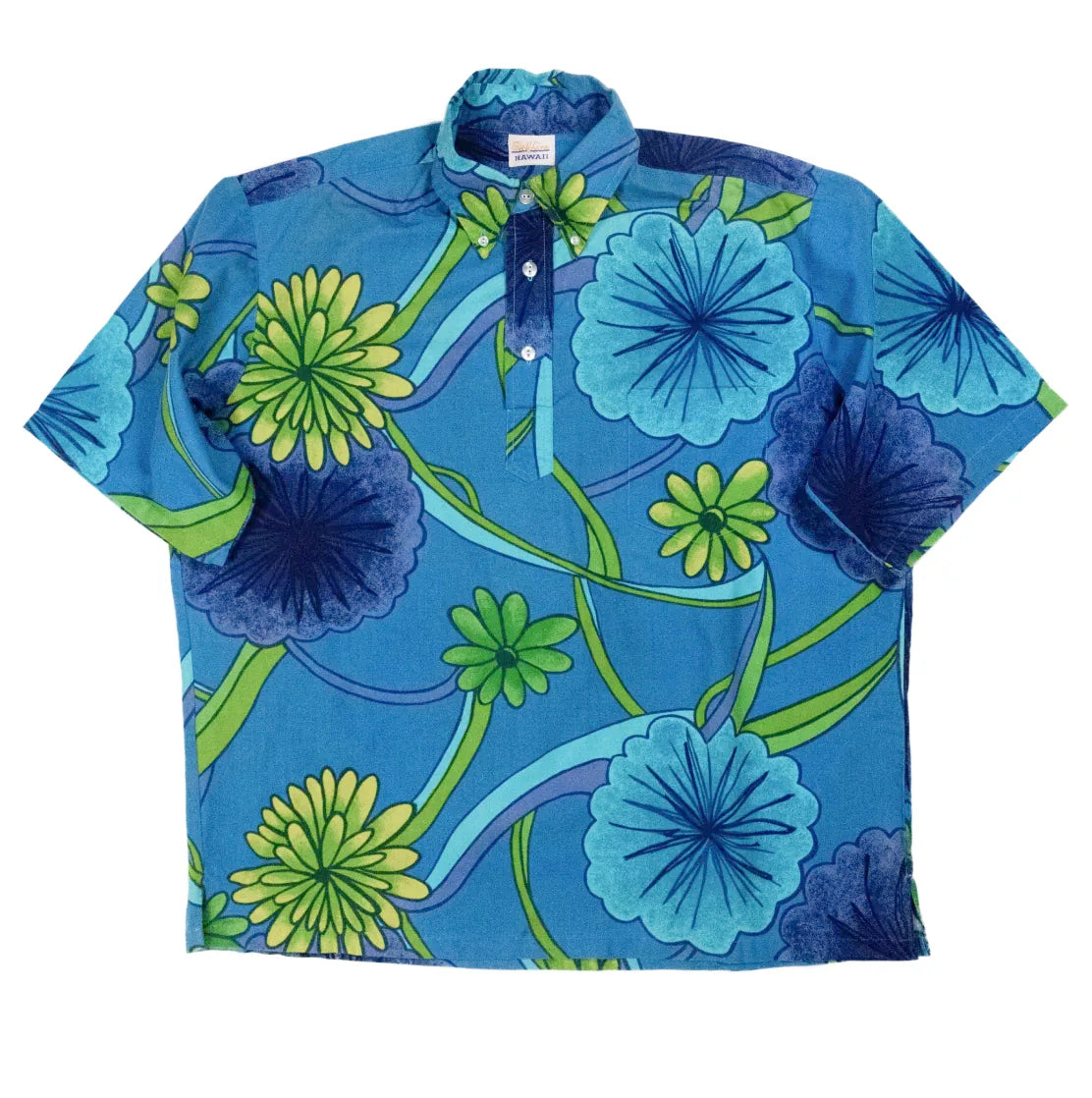 70s「Surf Line Hawaii」button down Aloha shirt|1970年代「サーフラインハワイ」ボタンダウンアロハシャツ
