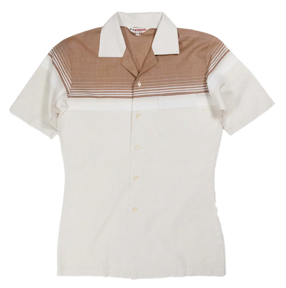 70s「McGREGOR」open color shirt|1970年代「マクレガー」開襟シャツ