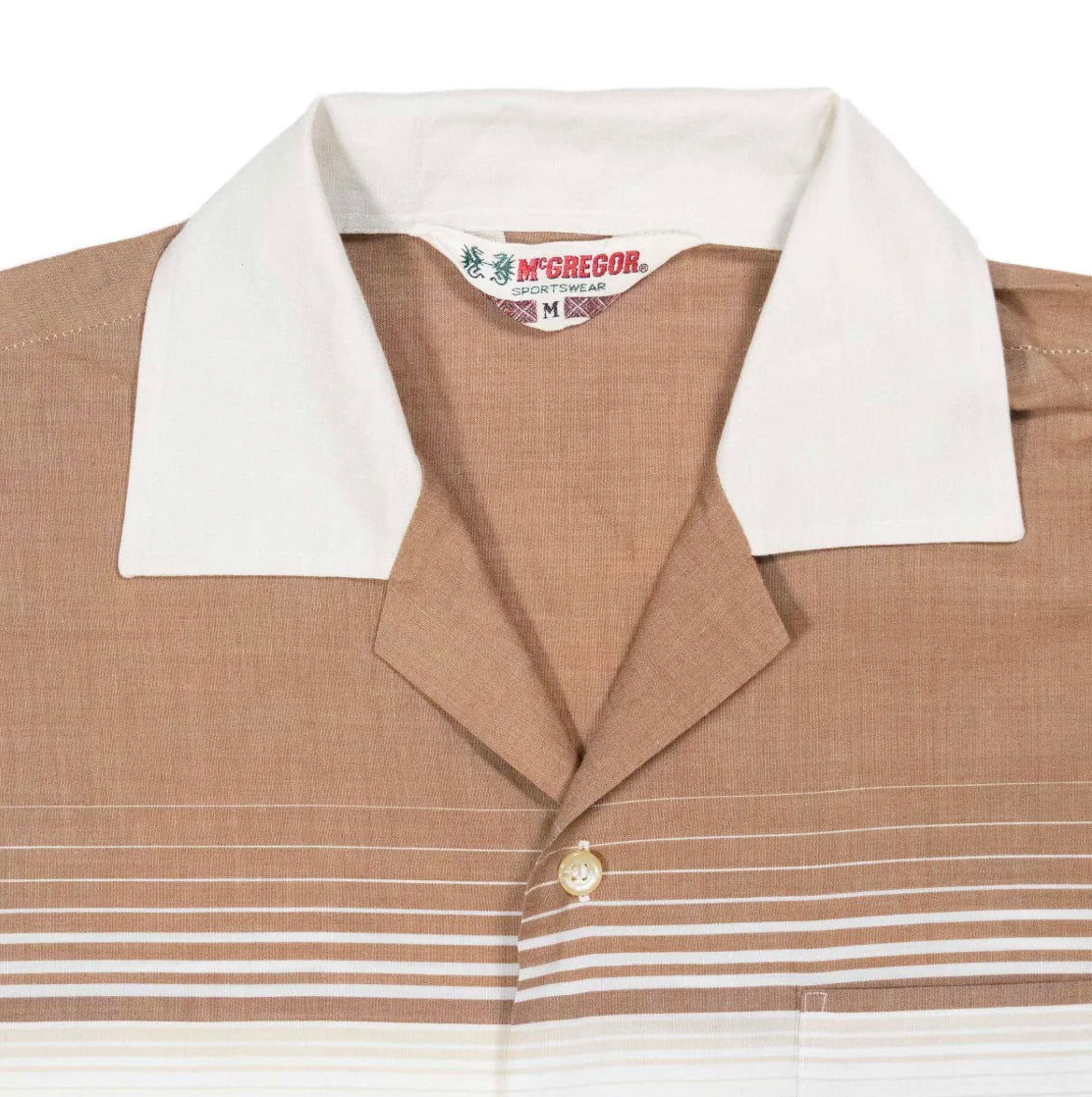 70s「McGREGOR」open color shirt|1970年代「マクレガー」開襟シャツ