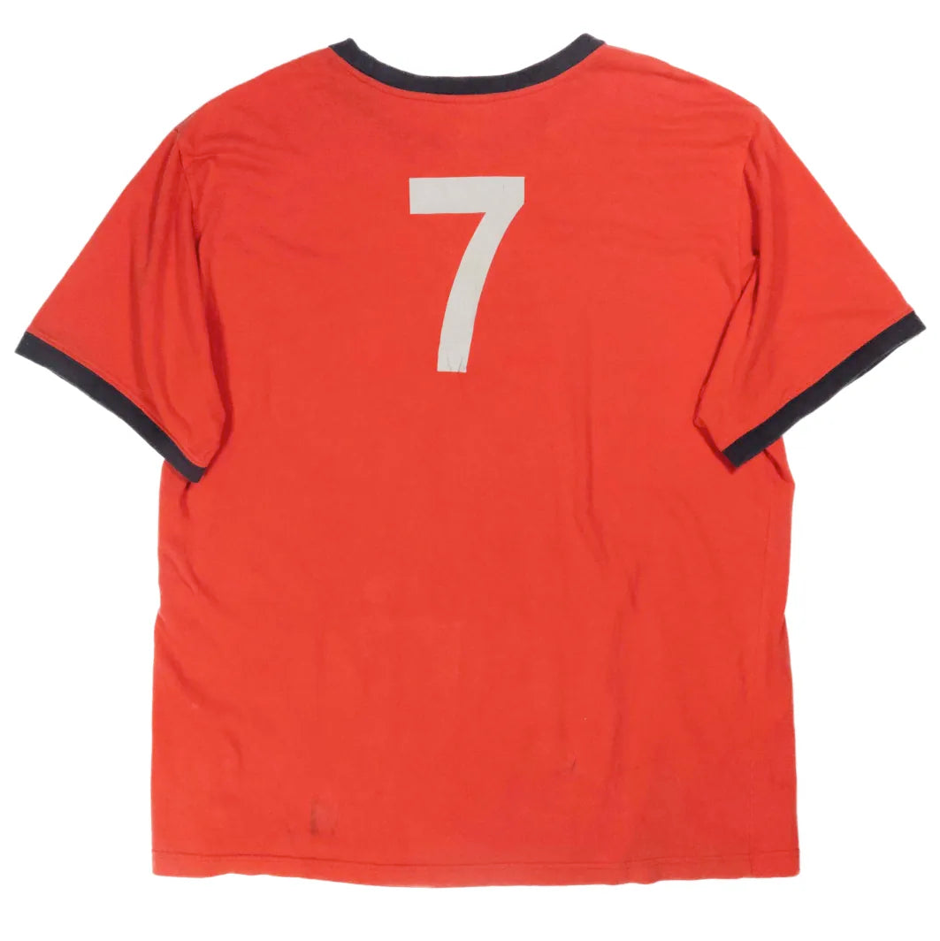 90s 「PUMA」number7 ringer T-shirt|1990年代「プーマ」リンガーTシャツ 背番号7