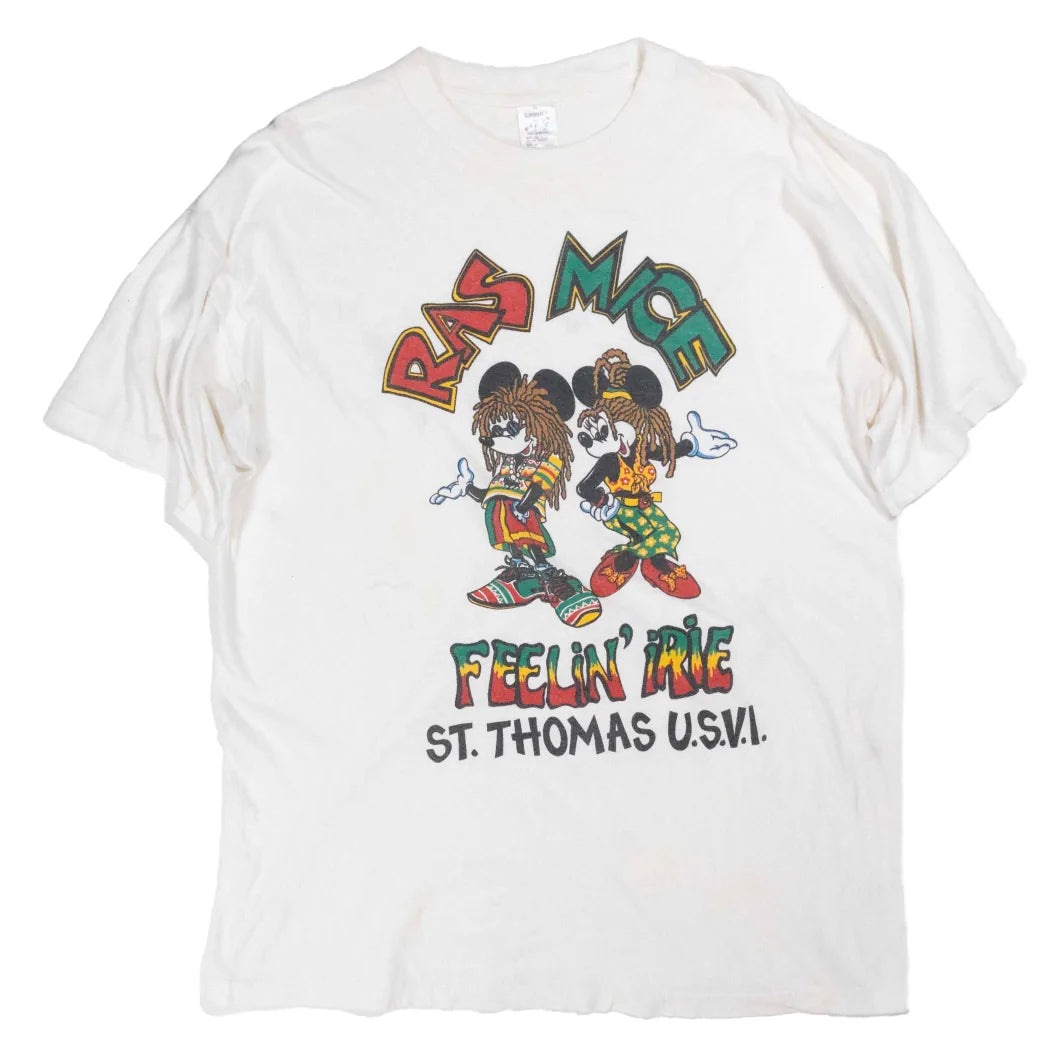 00s「T‘s」Mikcey Mouse Parody T-shirt|2000年代「ティーエス」ミッキーマウスパロディーTシャツ