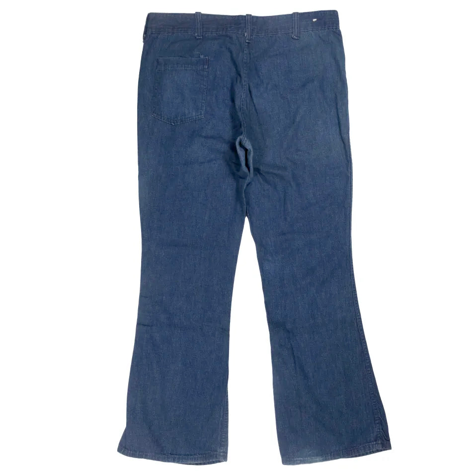 50s 「unknown」3pocket Denim flare pants|1950年代「ブランド不明」3ポケットデニムパンツ