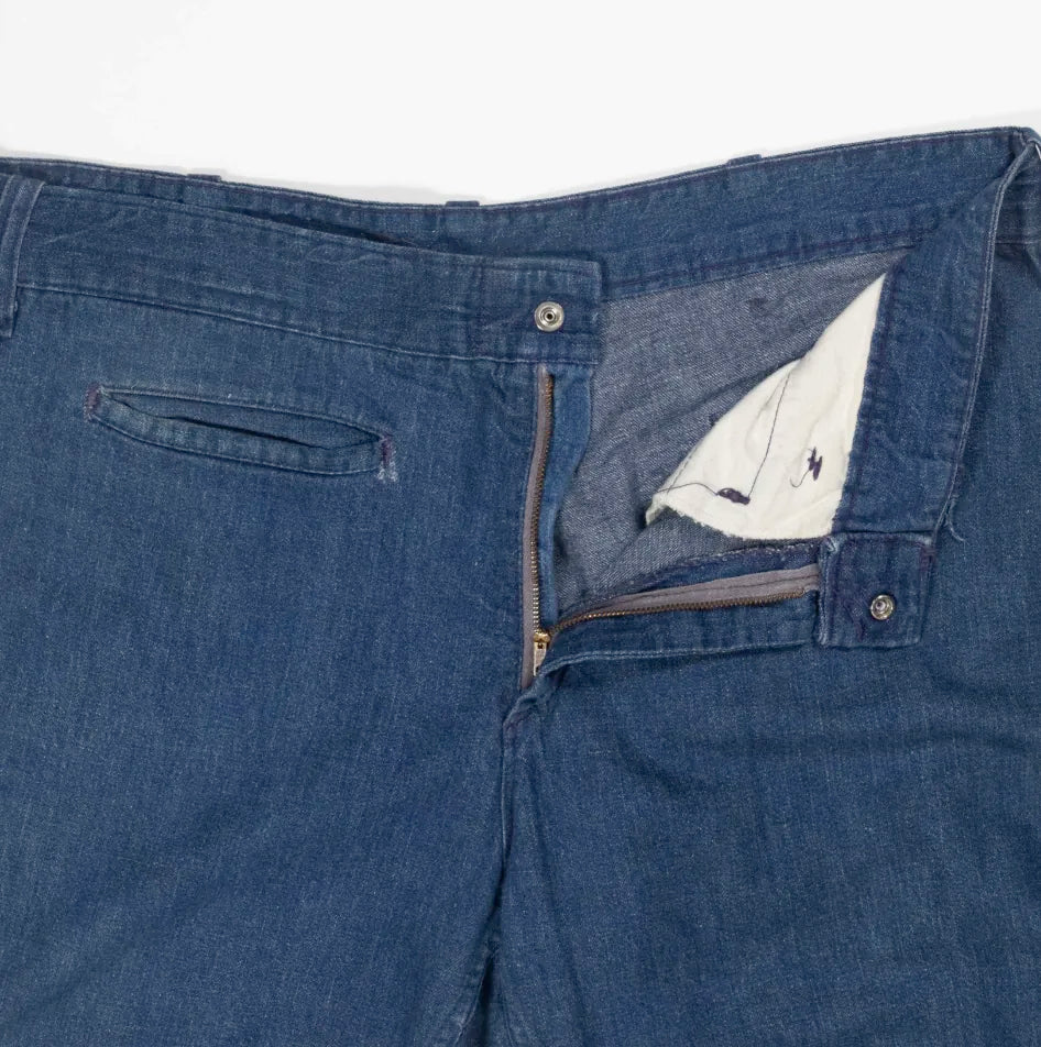 50s 「unknown」3pocket Denim flare pants|1950年代「ブランド不明」3ポケットデニムパンツ