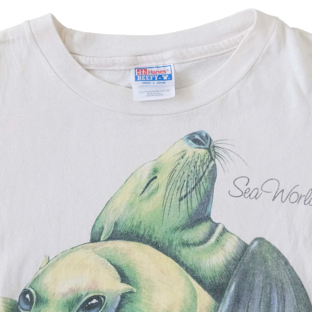 90s 「Hanes」Sea world T-shirt|1990年代「ヘインズ」シーワールドTシャツ