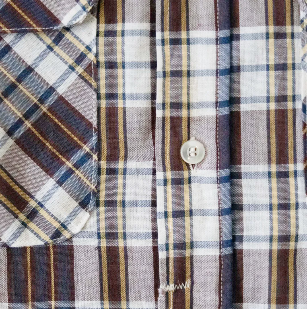 70s 「Montgomery WARD」 check shirt|1970年代「モンゴメリーワード」チェックシャツ