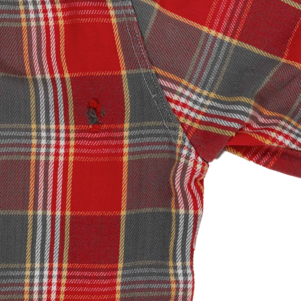 60s~70s 「A cone fabric」print flannel shirt|1960年代~1970年代「コーンファブリック」プリントネルシャツ