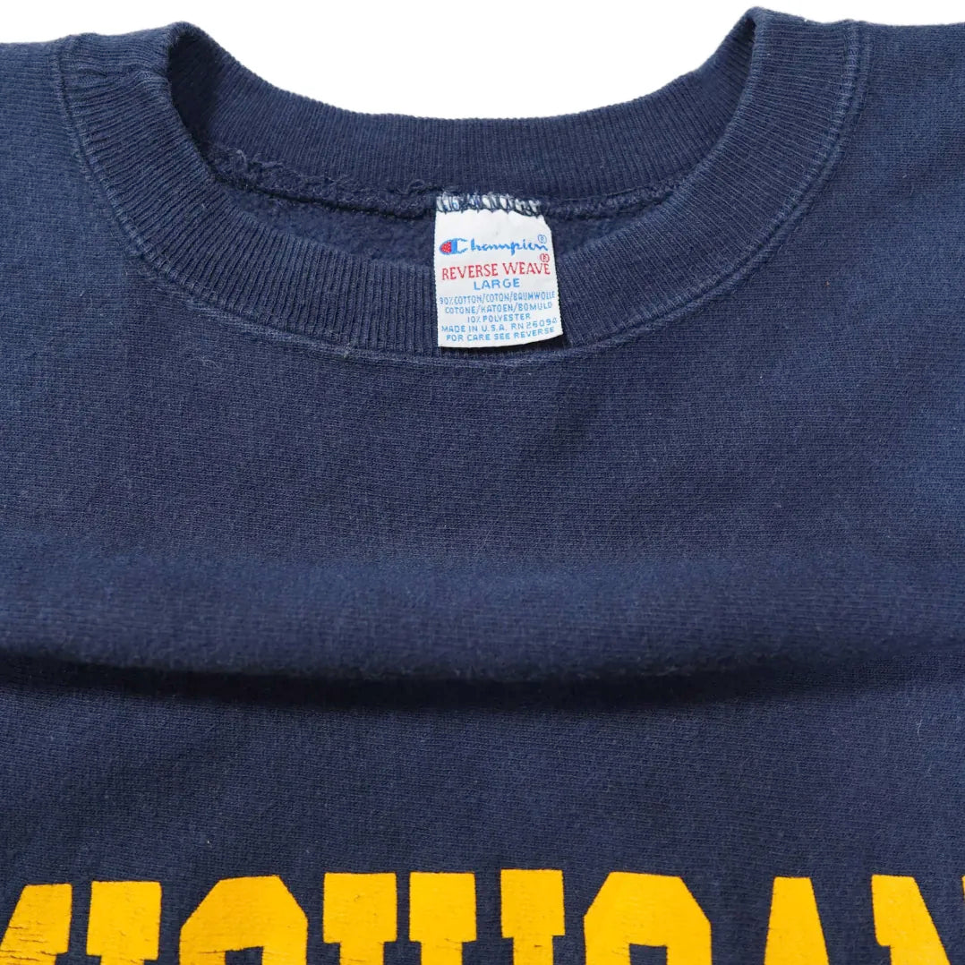 90s 「Champion」Michigan reverse wave sweat|1990年代「チャンピオン」ミシガン リバースウィーブスウェット