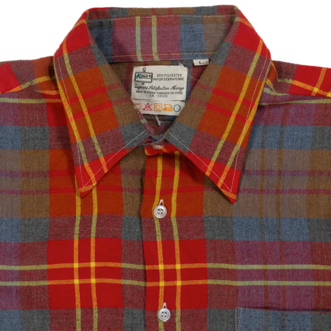 70s 「K mart」frannel shirt|1970年代「ケーマート」ネルシャツ