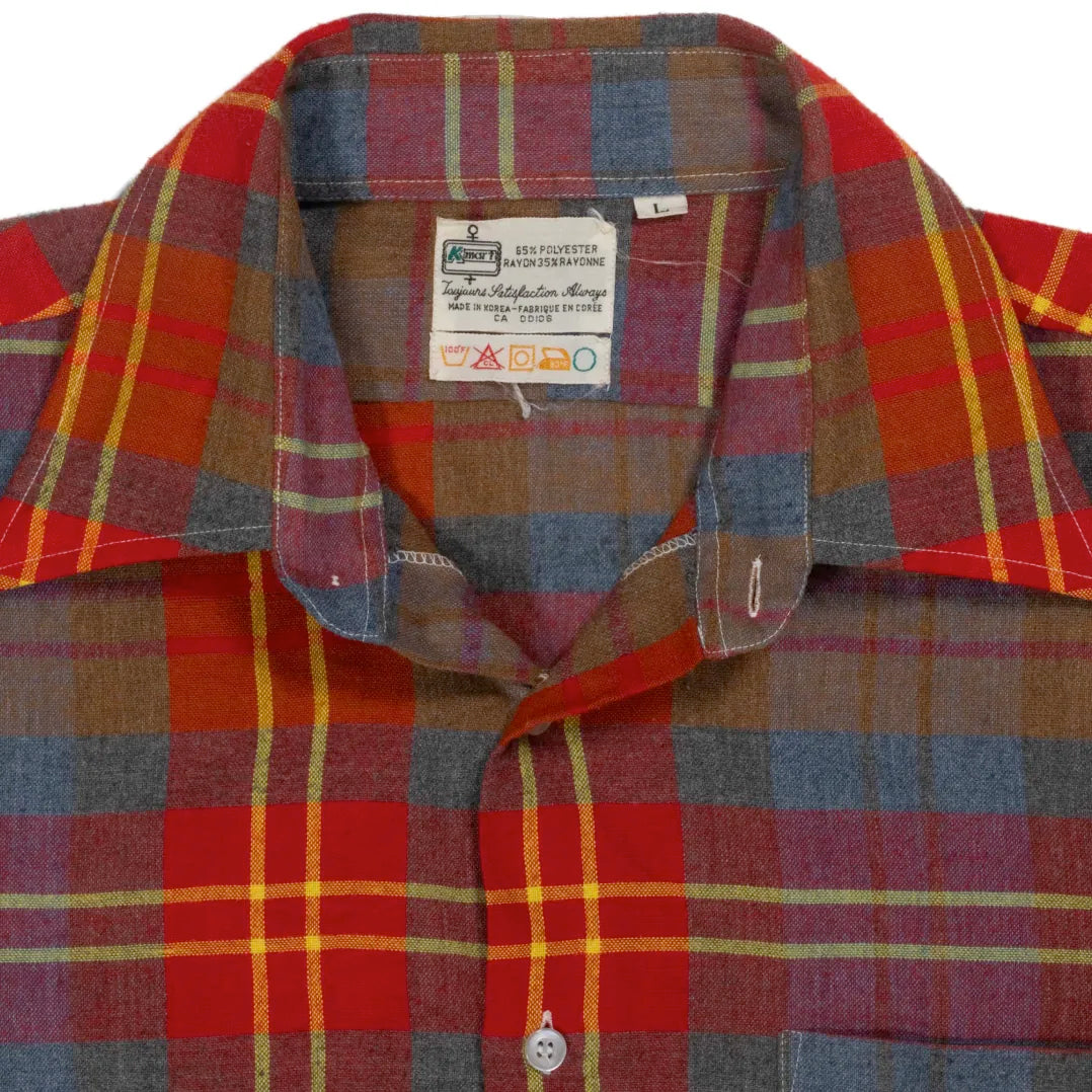 70s 「K mart」frannel shirt|1970年代「ケーマート」ネルシャツ