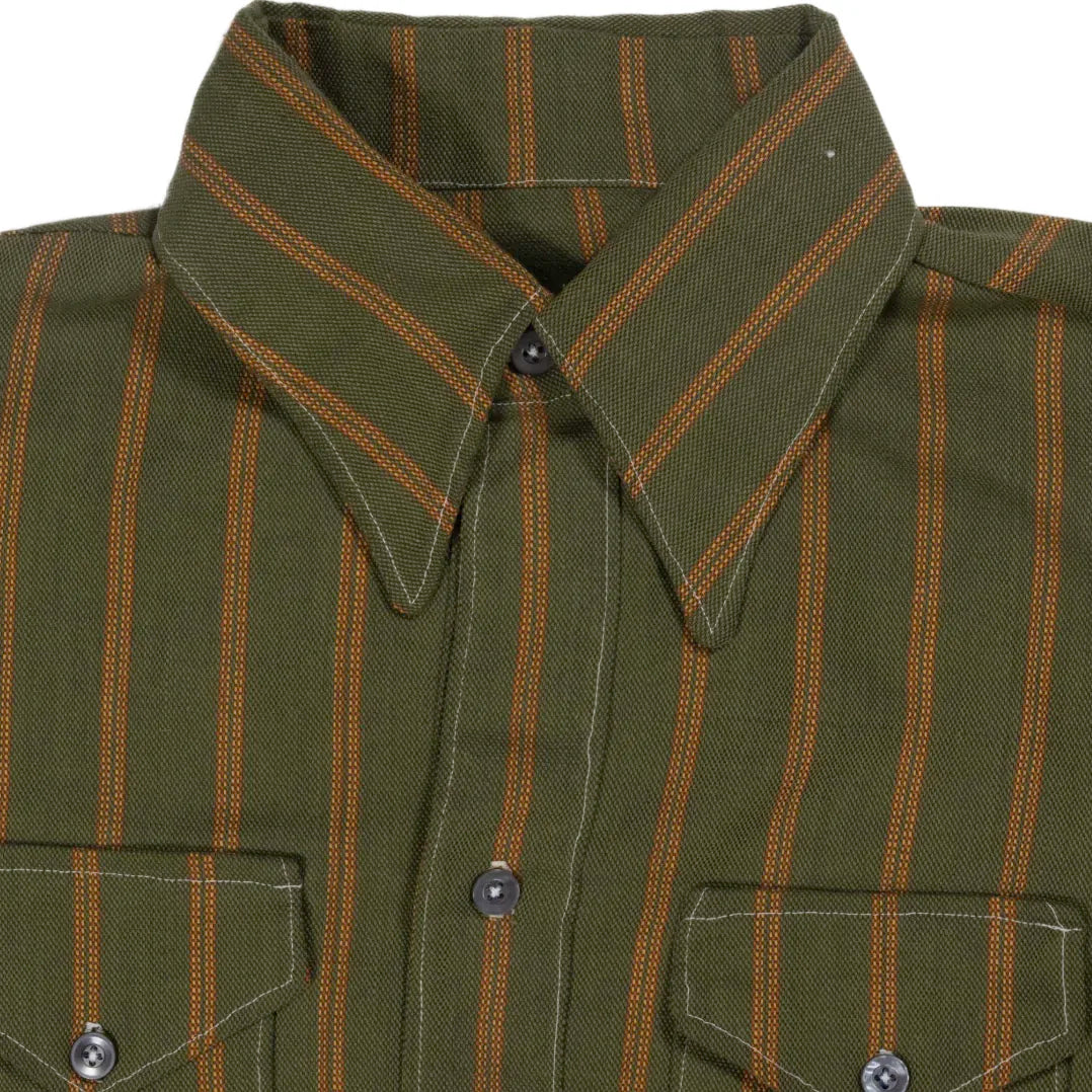 70s 「unknown」Stripe shirt|1970年代「ブランド不明」」ストライプシャツ