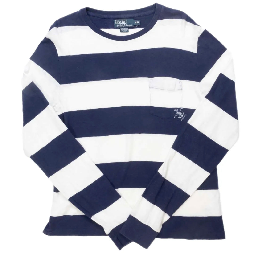 00s「Ralph Lauren」Border Long T-shirt|2000年代「ラルフローレン」ボーダーロングTシャツ