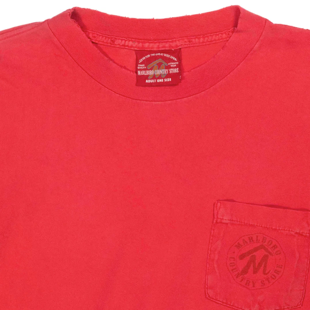 90s「Marlboro country store」Pocket T-shirt|1990年代「マールボロ カントリーストア」ポケットTシャツ