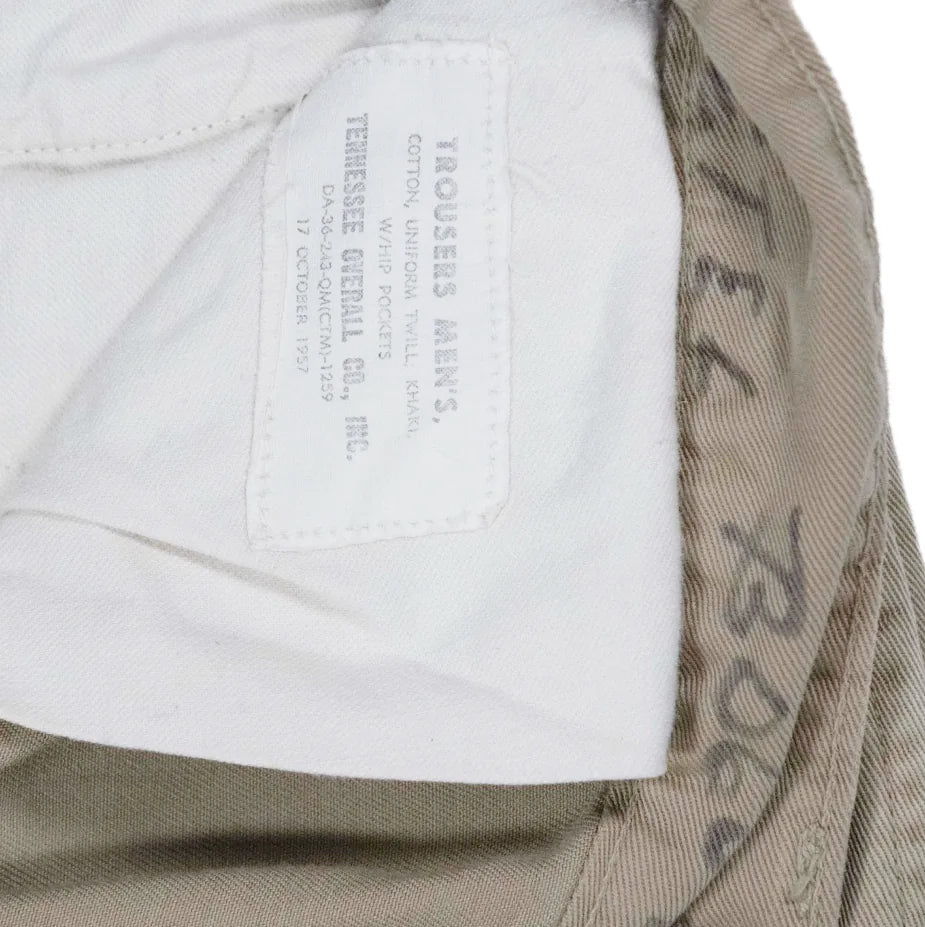 50s「US.Army」chino trouther|1950年代「アメリカ軍」チノパンツ