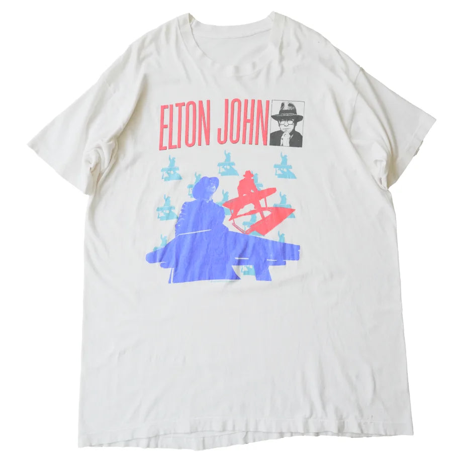 90s「ELTON JOHN」T-shirt|1990年代「エルトン ジョン」Tシャツ