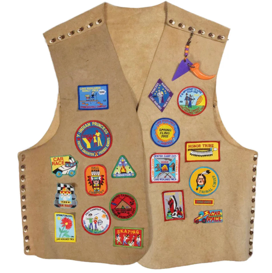 00s 「Hand craft」Leather Vest|2000年代「ハンドクラフト」レザーベスト
