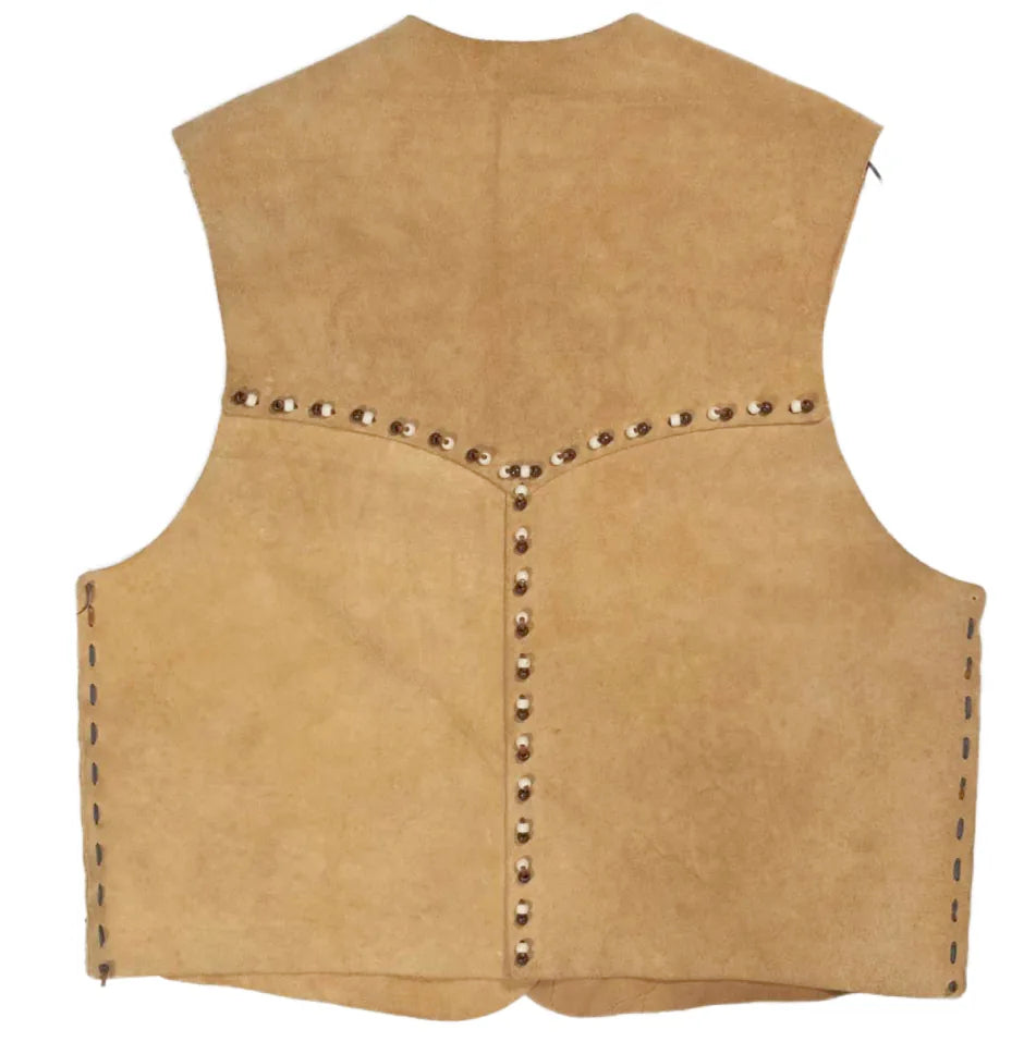 00s 「Hand craft」Leather Vest|2000年代「ハンドクラフト」レザーベスト