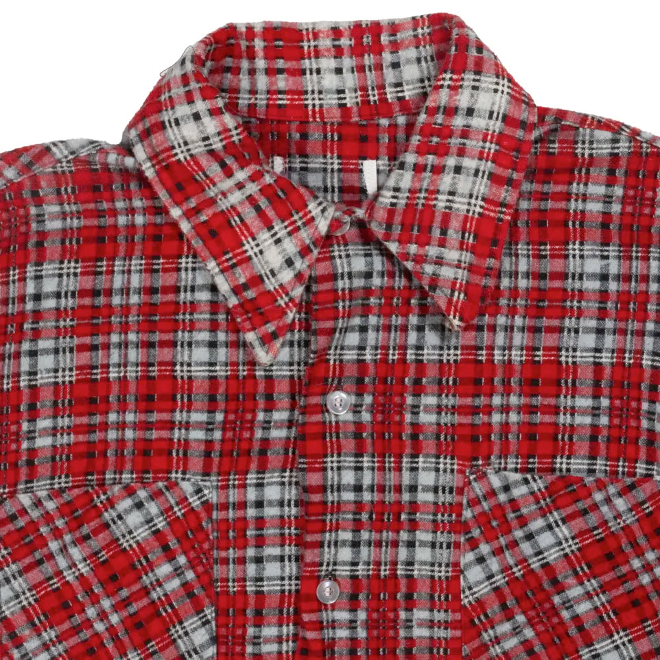 60s~「unknown」print frannel shirt|1960年代~「ブランド不明」プリントネルシャツ