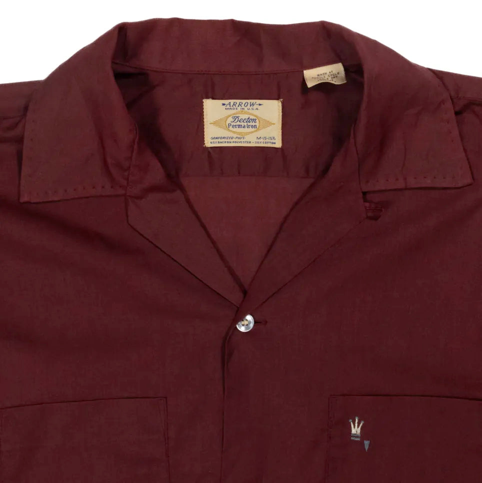 60s 「Arrow」open collar shirt|1960年代「アロー」開襟シャツ