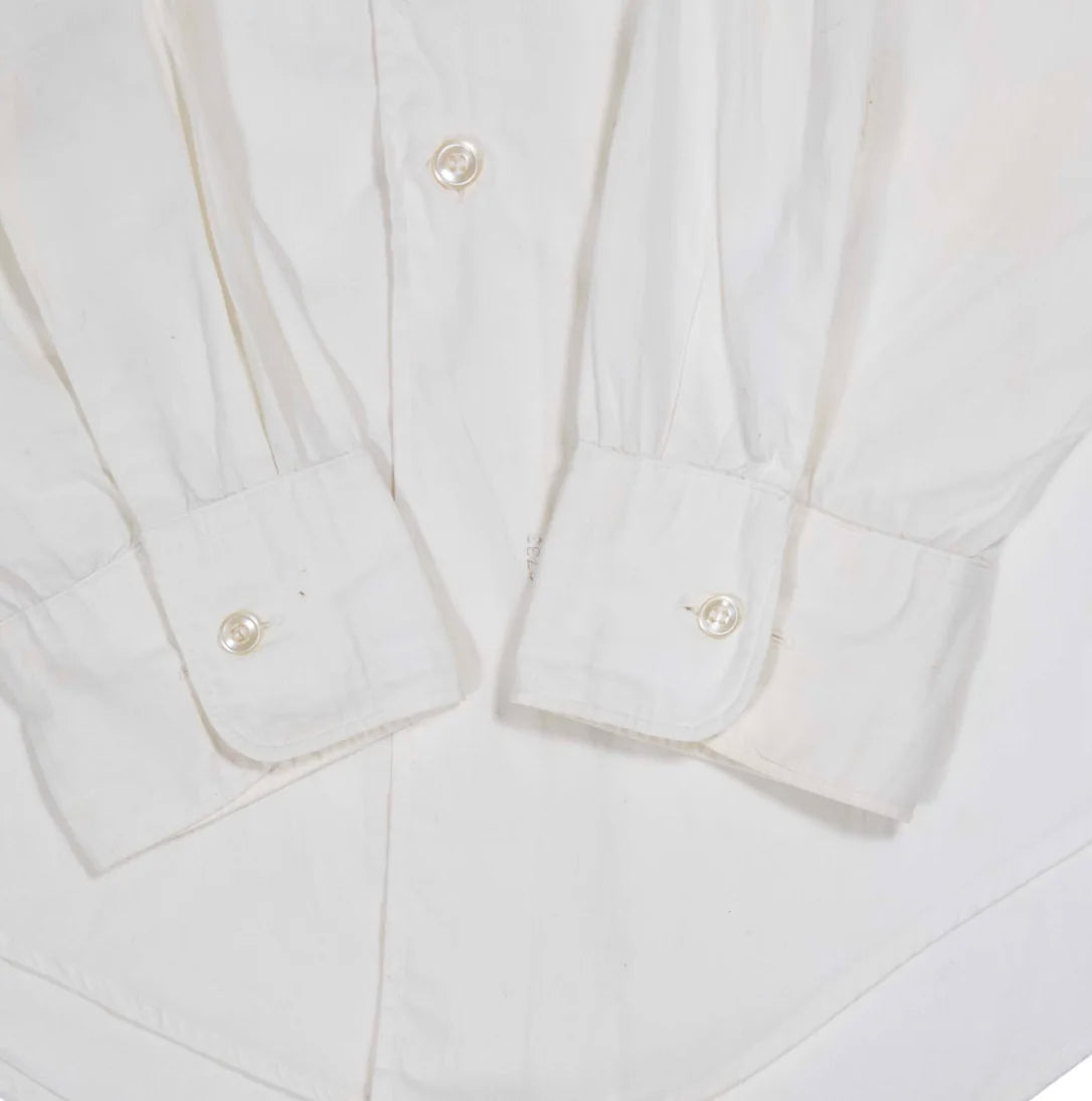 70s「COMBED YARN」white shirt|1970年代「コーマヤーン」ホワイトシャツ