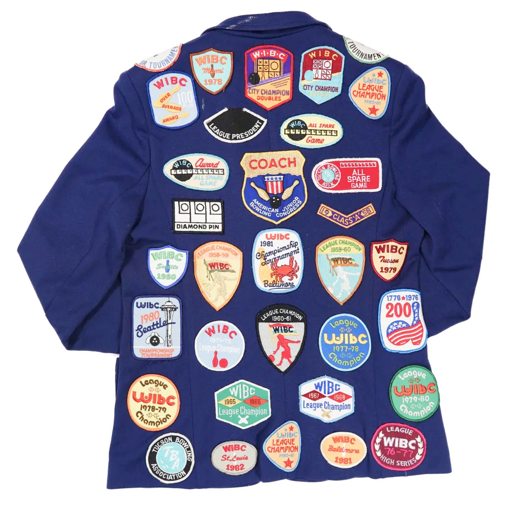 60s~Bowling champ Ladies jacket|1960年代「ブランド不明」ボーリングチャンピオンレディースジャケット