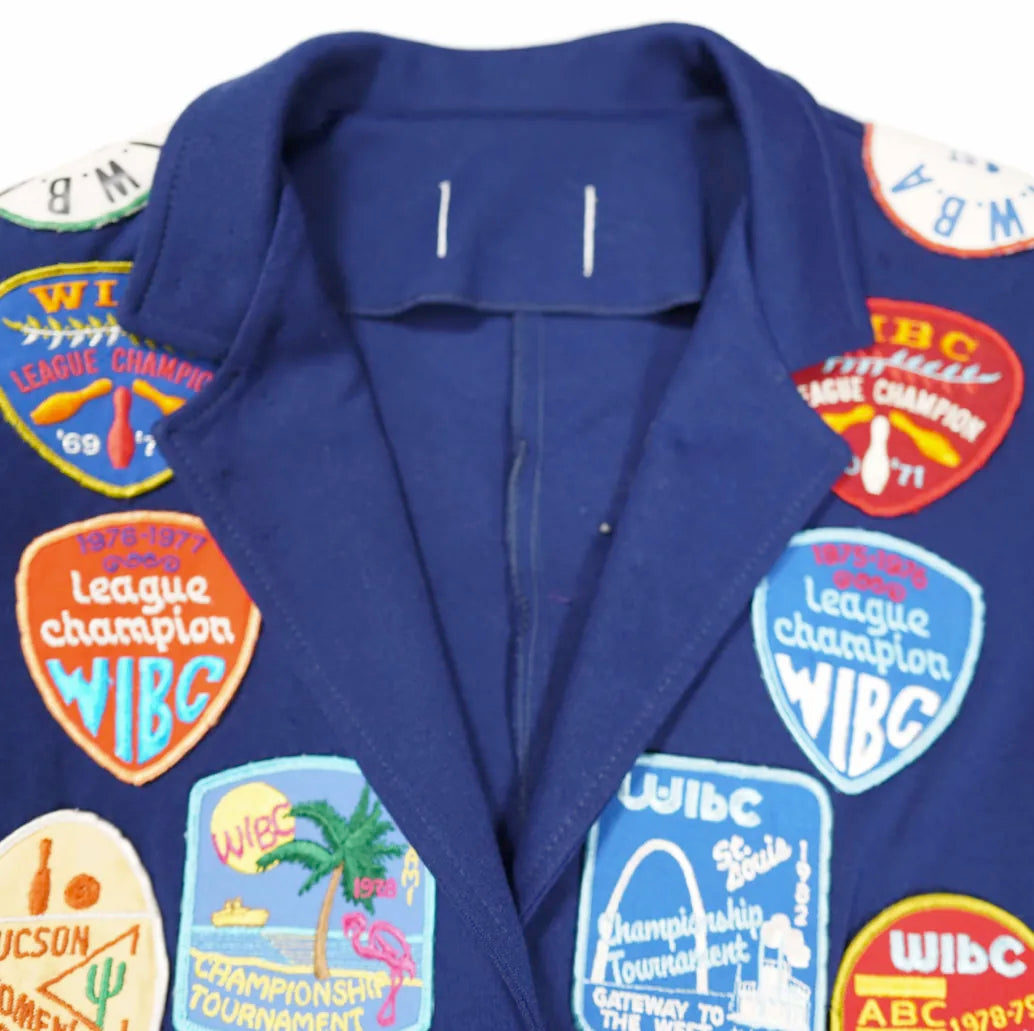 60s~Bowling champ Ladies jacket|1960年代「ブランド不明」ボーリングチャンピオンレディースジャケット
