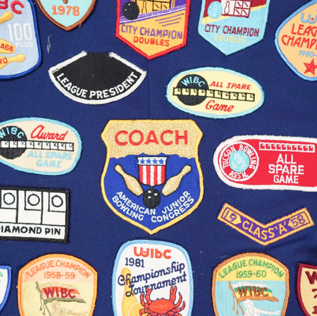 60s~Bowling champ Ladies jacket|1960年代「ブランド不明」ボーリングチャンピオンレディースジャケット