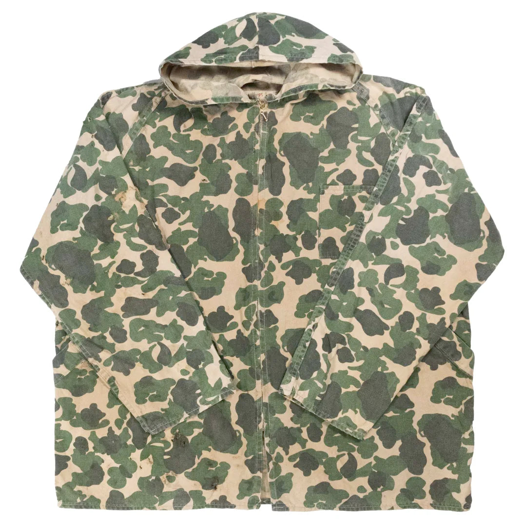 50s~60s「Bullseye Bill」Duck hunter camouflage hoodie|1950年代~1960年代「ブルズアイブル」ダックハンターカモパーカー