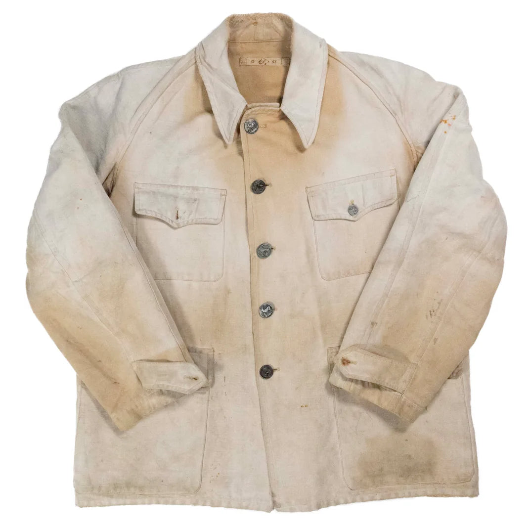 30s「French vintage」Animal button Hunting jacket|1930年代「フランスヴィンテージ」アニマルボタン ハンティングジャケット