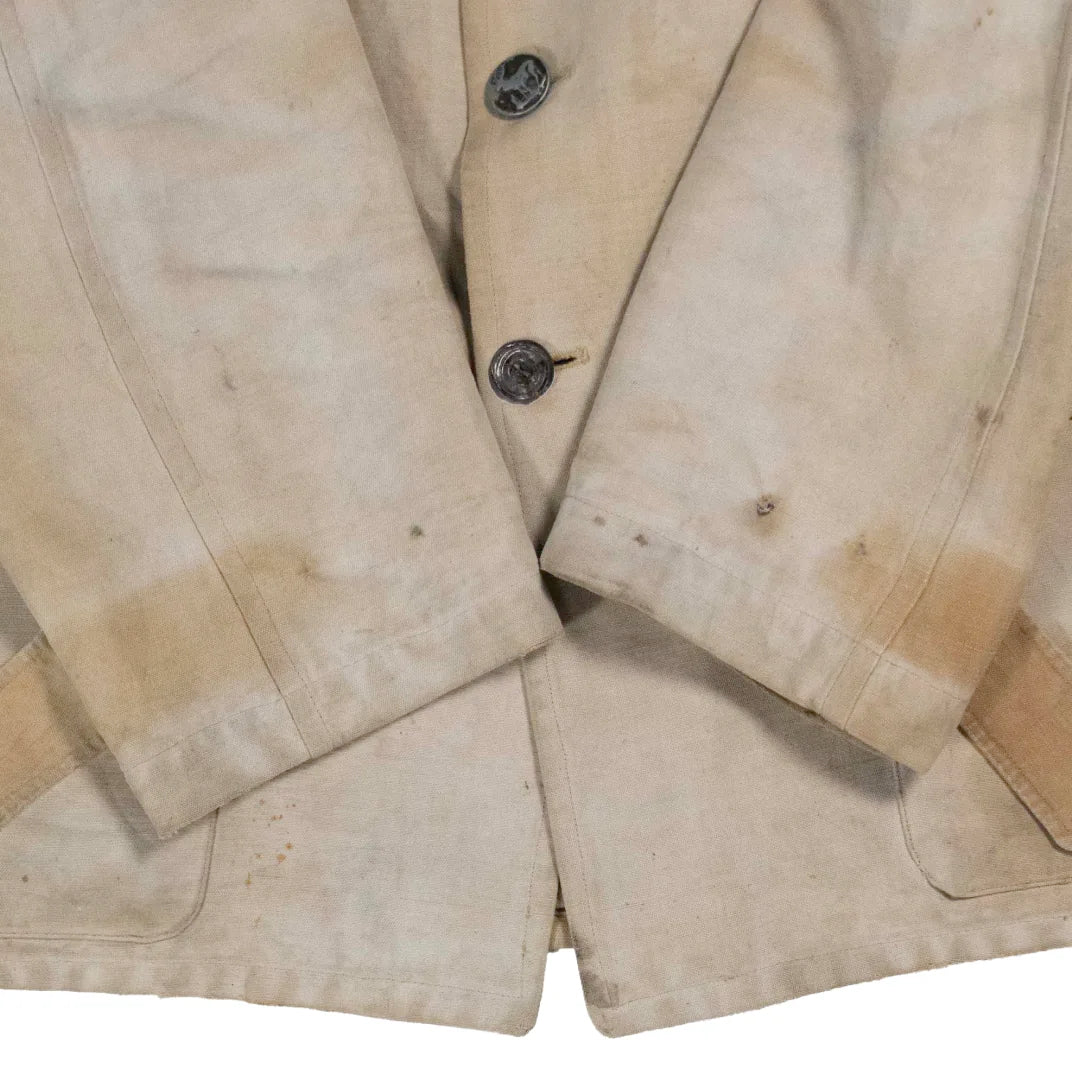 30s「French vintage」Animal button Hunting jacket|1930年代「フランスヴィンテージ」アニマルボタン ハンティングジャケット