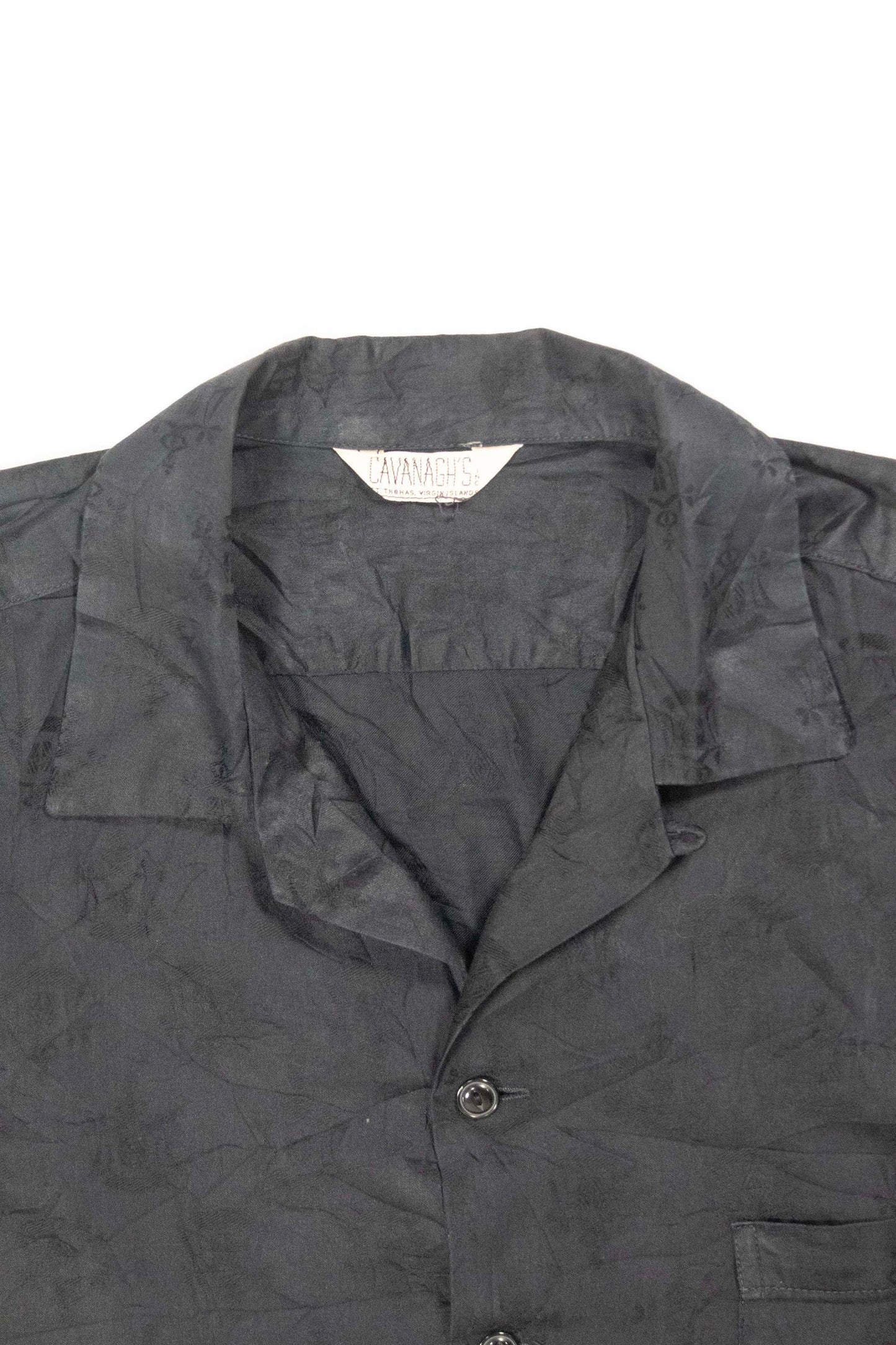 70s「CAVANAGH‘S」open color shirt|1970年代「キャバナーズ」開襟シャツ