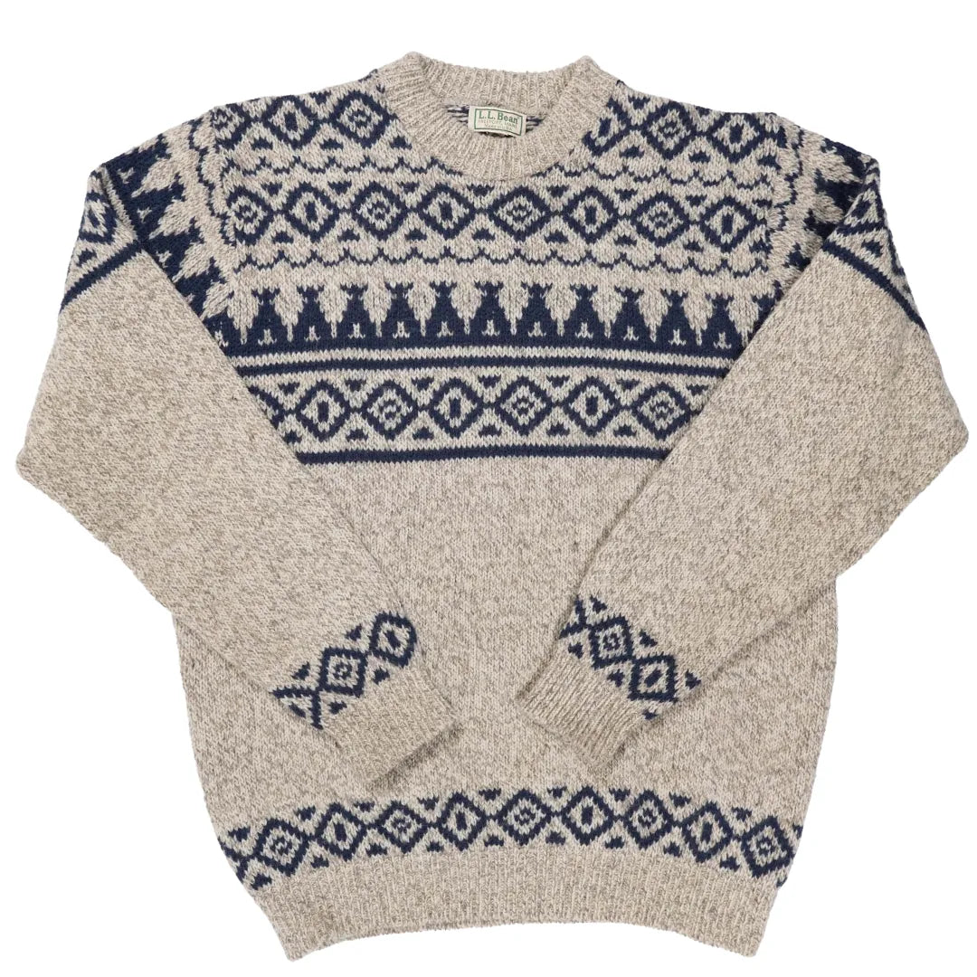 80s 「L.L.Bean」Design knit|1980年代「エルエルビーン」デザインニット