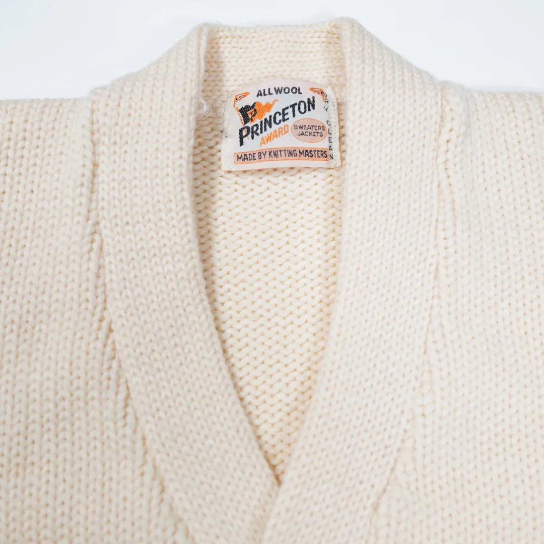 50s~「PRINCETON AWARD」Lettered cardigan|1950年代「プリンストンアワード」レタードカーディガン