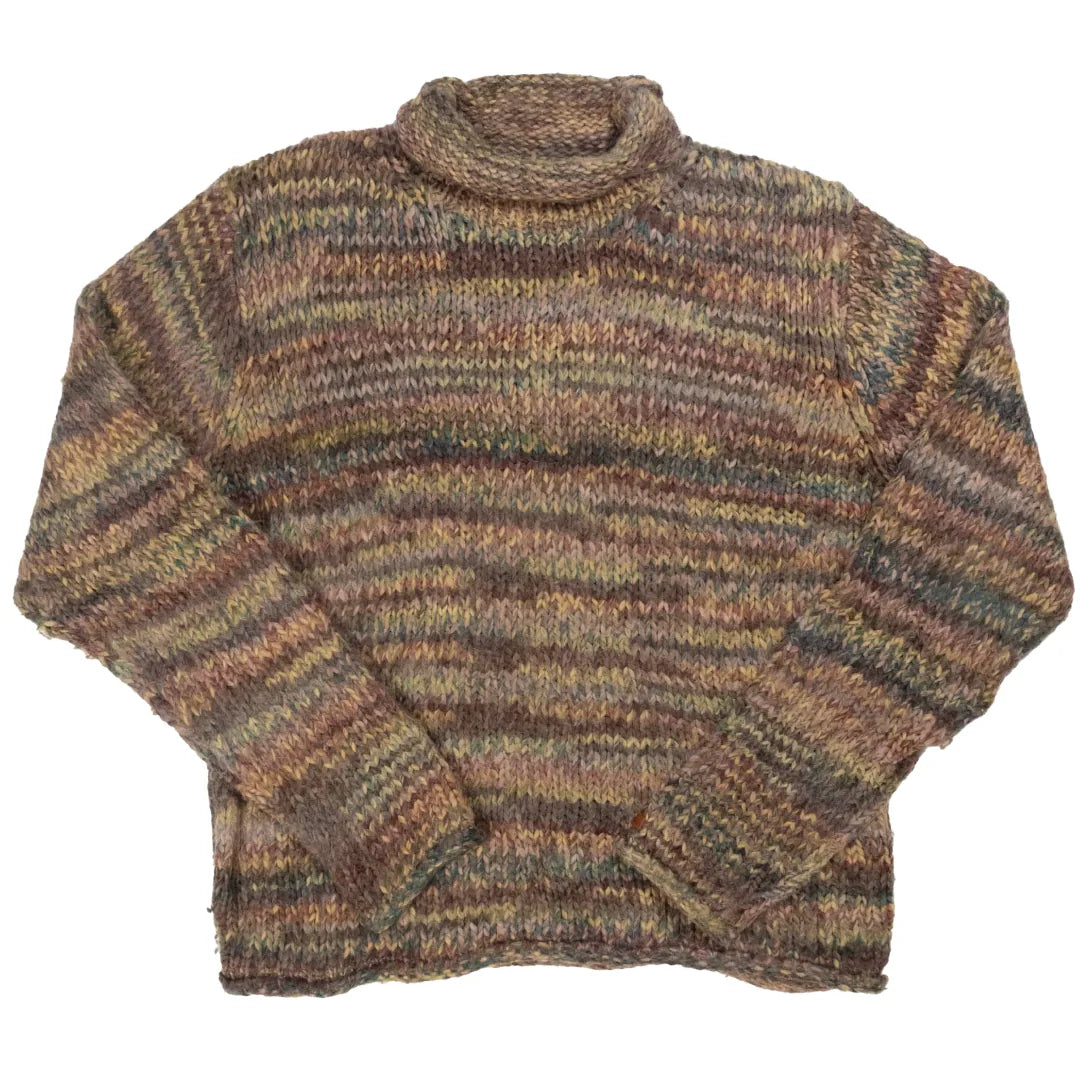 00s「Columbia」Roll neck knit|2000年代「コロンビア」ロールネックニット