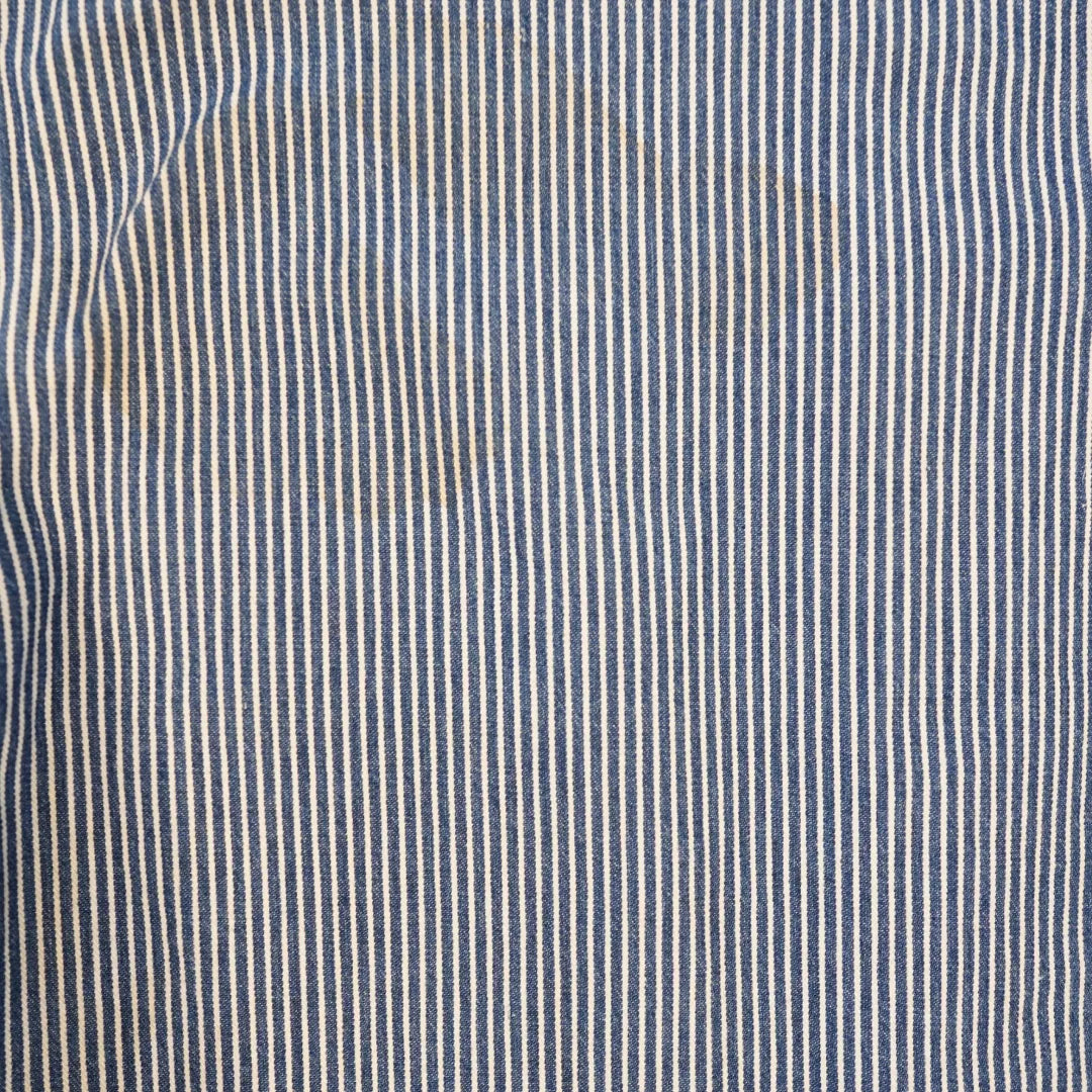 70s 「OSHKOSH」hickory coverall|1970年代「オシュコシュ」ヒッコリーカバーオール