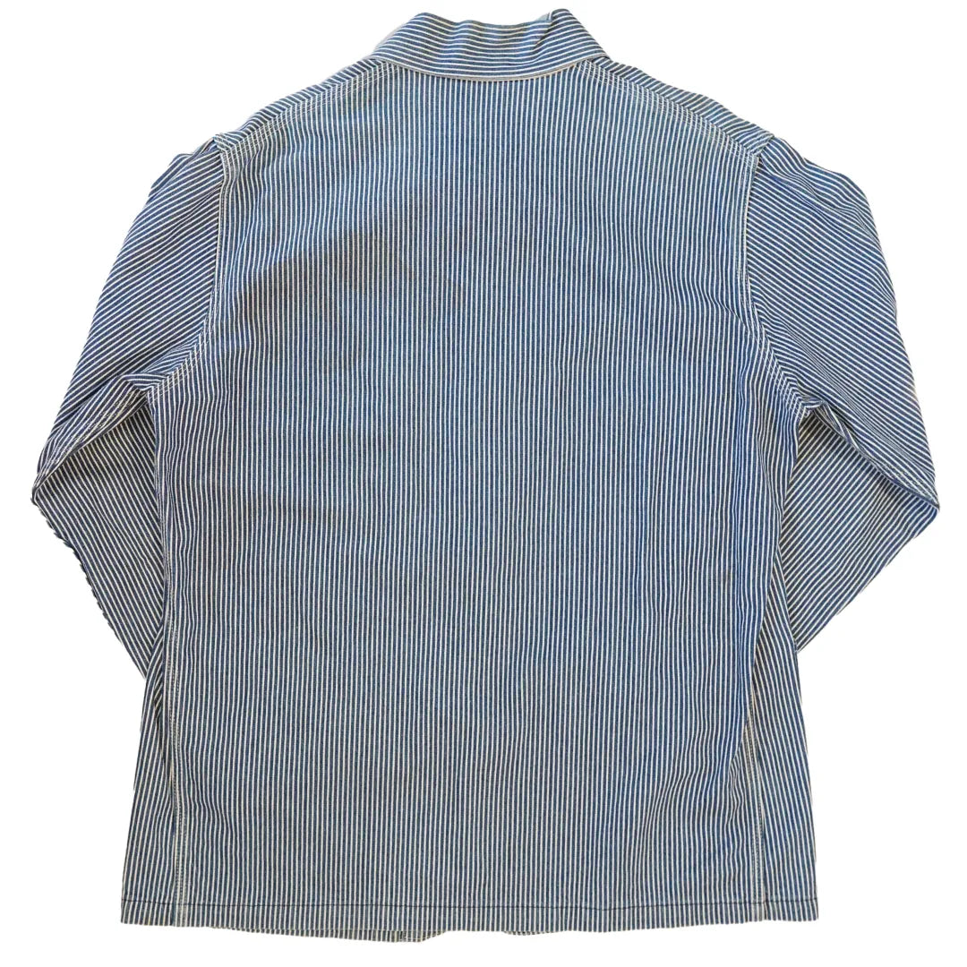 70s 「OSHKOSH」hickory coverall|1970年代「オシュコシュ」ヒッコリーカバーオール