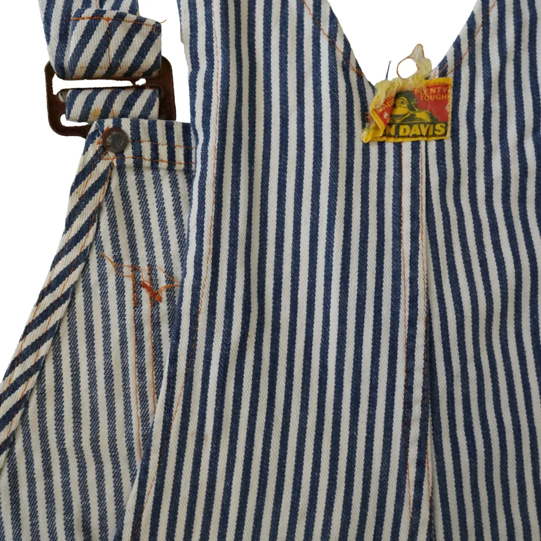 70s~「Ben Davis」Hickory overalls|1970年代~「ベンデイビス」ヒッコリーオーバーオール