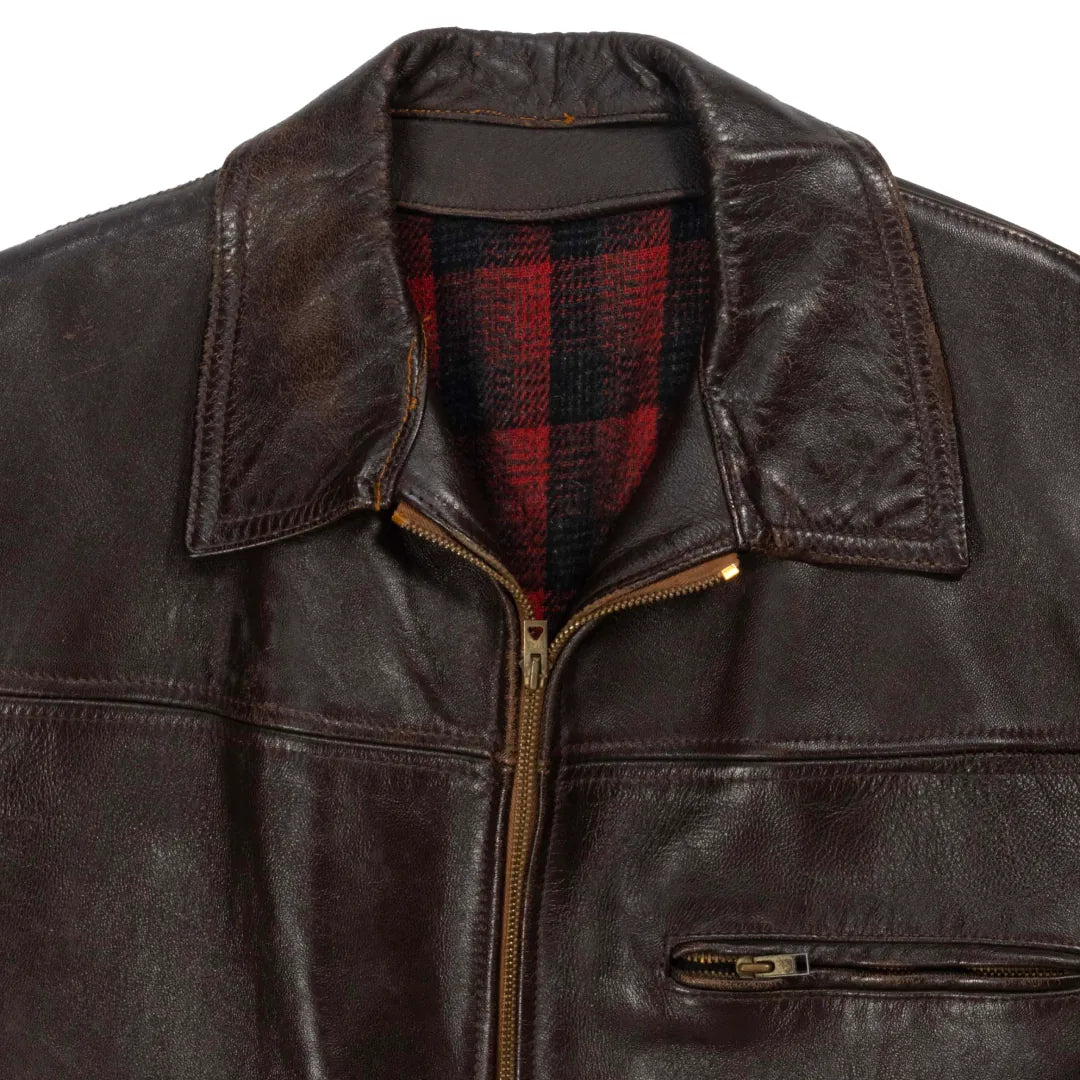 60s~ 「Euro vintage」leather carcoat|1960年代「ユーロヴィンテージ」レザーカーコート