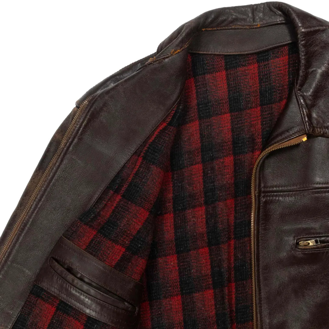 60s~ 「Euro vintage」leather carcoat|1960年代「ユーロヴィンテージ」レザーカーコート