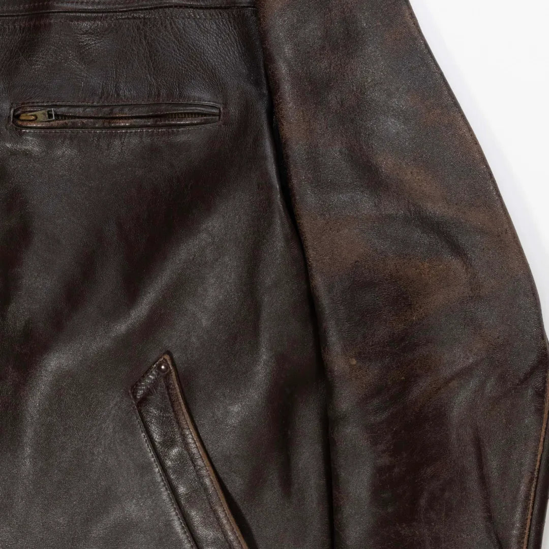 60s~ 「Euro vintage」leather carcoat|1960年代「ユーロヴィンテージ」レザーカーコート
