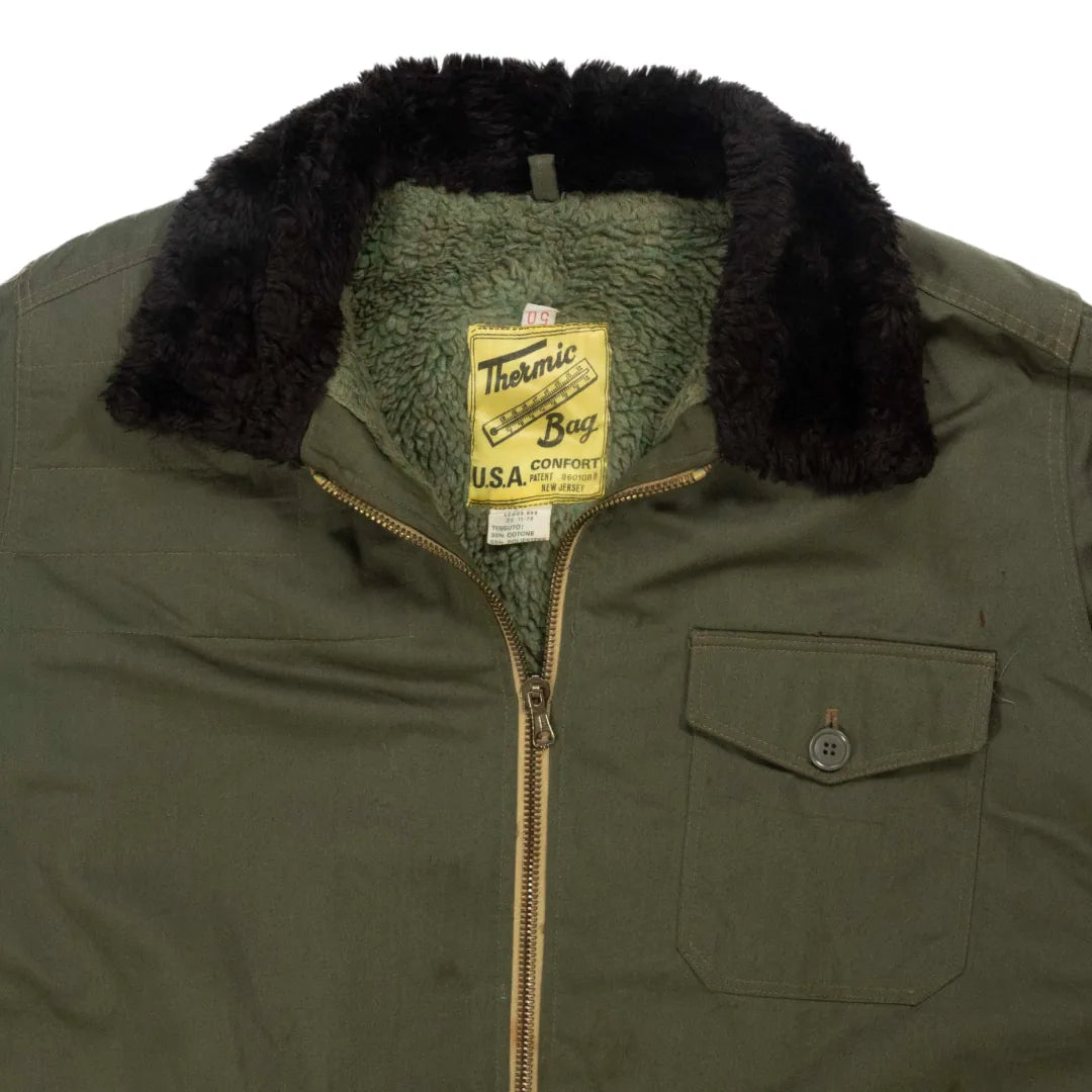 70s 「unknown」Hunting boa jacket|「ブランド不明」ハンティングジャケット
