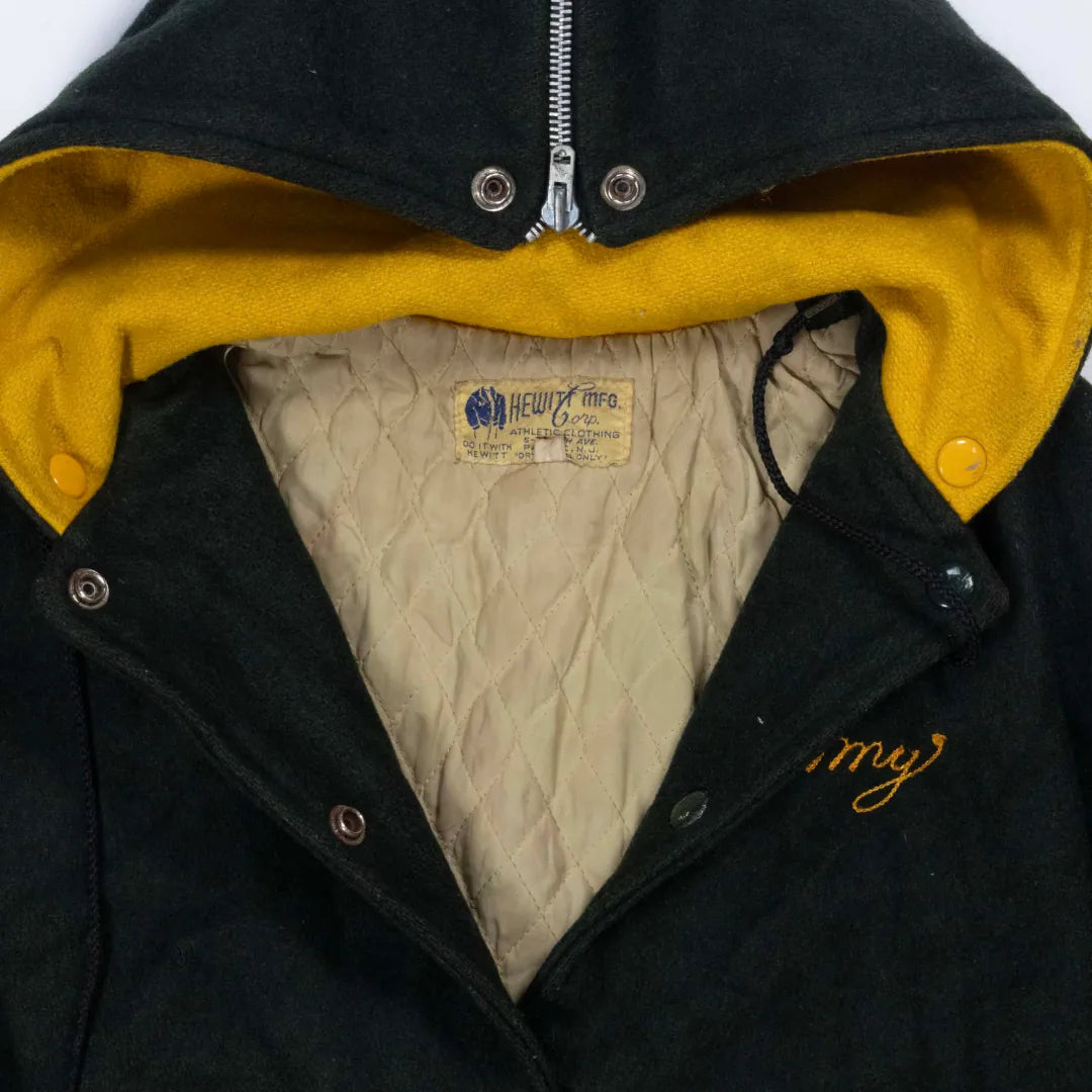 60s「HEWITT MFG」Sailor stadiam hoodie jacket|1960年代「ヒューイットエムエフジェー」セーラースタジアムフードジャケット